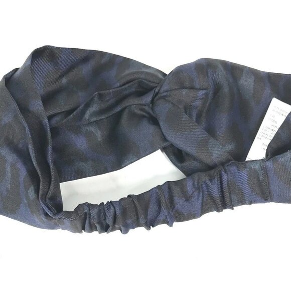 Dior Leopard headband hair accessories hair band silk blue/Black Unused main image 5